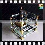 Clear Acrylic Coffee Table Side Table Living Room Tea Table thumbnail-1