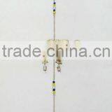 Metal Bell and Elephant Hangings, Metal Wall Hanging Decoration, Indian Wall Hanging Decoration, Hanging Metal Wall Art Decor thumbnail-1