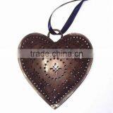 Metal Heart Shape Decoration, Heart Shape Metal Christmas Decorations, Metal Hanging Heart Decoration, 2013 Christmas Decoration thumbnail-1