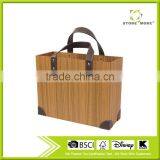 Hot Sale Garden Decorative Picnic Basket Handmade Shopping Wooden Basket thumbnail-1