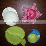 OEM Available No Pollution Food Grade Bamboo Fiber Kids Dinnerware Sets