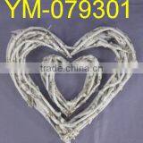 Handmade Wooden Heart Christmas Decoration thumbnail-1