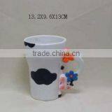 Promotional Ceramic Coffee Mug With Cow Shape thumbnail-1