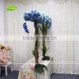 GNW FLW161018 Wedding Flower Arch Blue Floral Ceremony Backdrop for Wedding thumbnail-1