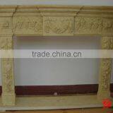 Antique Marble Fireplace Mantel thumbnail-1