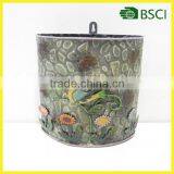 Hot Selling Metal Flower Pot Wall Decor for Outdoor thumbnail-1