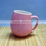 Customize Color Bulge Shape Ceramic Art Design Mug thumbnail-2