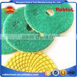 3" 50# Diamond Polishing Pads Hook and Loop Flexible Marble Granite Concrete Stone Wet Dry Grinding Floor Disc thumbnail-4