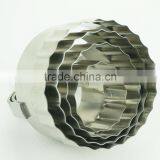 47098 4 Pcs Round Shape Stainless Steel Cookie Cutter Set thumbnail-6