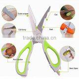 Magnetic Refrigerator Kitchen Scissors Multifunction Stainless Steel Scissors thumbnail-1