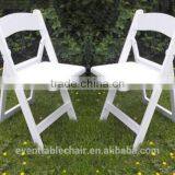 High Quality Wedding White Resin Folding Chairs thumbnail-1