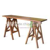 Furniture Console Bridge Style Combination Teak Wood Natural Color thumbnail-2