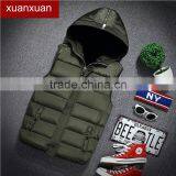 Custom Winter Warm Thick Down Jacket Pullover Waistcoat for Men thumbnail-3