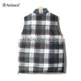 China Wholesale Flannel Reversible Warm Custom Men Vest thumbnail-2