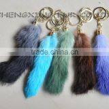 CX-R-39B 2016 Fashion Car Key Chain Genuine Rabbit Fur Keychains thumbnail-6