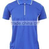 Hot Sale Fashion Unisex Polo T-Shirt With Zip thumbnail-4