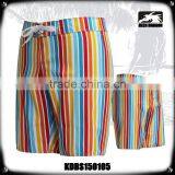 Factory Directly Vertical Rainbow Stripes Mens Swimwear Wholesale