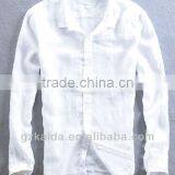 Fashion Ramie Cotton Men's Long Sleeve Shirts for Spring, Summer and Autumn thumbnail-2