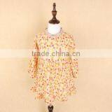 2015 Korean Style Floral Dress Fabric Retro Girls Baby Fall Kid Clothes thumbnail-2
