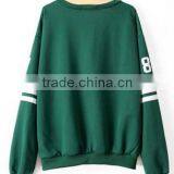 Fashion Avant-garde Figure Pattern Long Sleeve Pullover Hoodie(Green) thumbnail-2