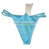 Blue Silk String/thong Bikini thumbnail-2
