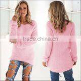 Fashion Women's Casual Long Sleeve Jumper Pullovers Loose Blouse thumbnail-3