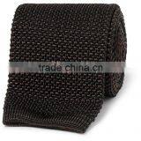 PATTERNED KNITTED SILK TIE thumbnail-1
