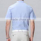 Wholesale Slim Fit t Shirt for Men Light Blue t Shirt thumbnail-2
