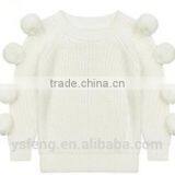 Latest New Style Children Wear Pom Pom Sweater thumbnail-3
