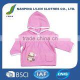 Lovely Hooded Baby Coat Brand Kids Girls Autumn Outwear With Hoodies Wholesale thumbnail-1