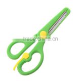 Home Office Green Stainless Steel Household Colorful Student Scissors