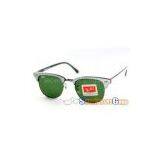 Ray-Ban RB3016-306 White Frame With Green Lens thumbnail-1