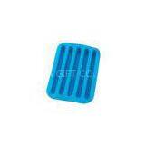 Blue Silicone Water Bottle Ice Cube Tray For Kitchenware , FDA Approved