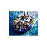 Commercial Crazy Game Inflatable Water Mat Digital Print 0.9mm Pvc