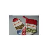 sell crochet christmas sock