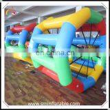 Promotion Colourful Inflatable Water Walking Wheel, Floating Water Roller , Exciting Surfing Water Game From China Supplier thumbnail-1