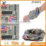 USA Newspaper Printing Scarf Fashion Printing Pattern Seamless Tube Scarf