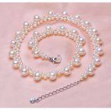 4-8mm Natural Freshwater Pearls Fancy Necklace Pearls Necklace Clavicle Chain Wedding Necklace thumbnail-3
