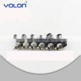 Stainless Steel MPL-C Small Fitting L-type Mini Fitting Trachea Push-in Connector