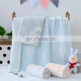 Wholesale Price 2020 New Design Pattern 6 Layers 100 Cotton Soft Muslin Baby Swaddle Wrap Blanket With Factory Price thumbnail-7