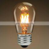 st58 регулируемая по яркости лампа st58 с прозрачным янтарным стеклом 2200k с патроном e22, e27 или b22 мощностью 3.5 Вт RGB с углеродным светодиодным нитьевым элементом thumbnail-3