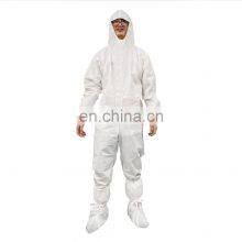 White anti dust infection Disposable Medical Personal Isolation protective clothing coverall for protection Equipment