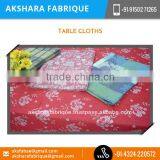 Classic Designer Restaurant Rectangular Cotton Table Clothe Available at Affordable Rate