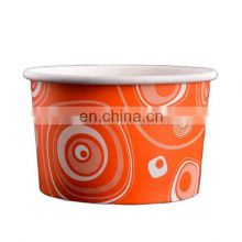Beautifully designed paper ice cream cup and lid