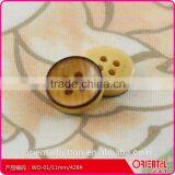 Burned Rim Small Size Holes Square Wooden Shirts Skirt Knitwear Button thumbnail-1