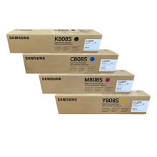 Samsung CLT-K808S Powder Box X4220RX X4250LX X4300 Black Red Yellow Blue Toner Brand New