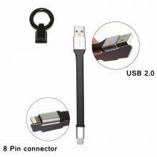 Portable Mfi Certified 8pin Usb Cable Quick Charger Keychain Data Cable for IPhone 8/8Plus thumbnail-2