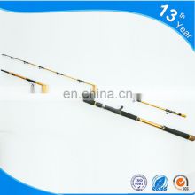 2-section High Carbon Heavy Boat Trolling Fishing Rod with Gold Color