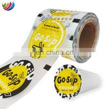 OEM/ODM Flexible Waterproof Plastic Film PET/PP/PE Bubble Tea Cup Sealing Roll Film For 90mm 95 mm Paper Plastic Cup thumbnail-2