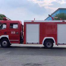 Dongfeng 4-ton Water Tank Fire Truck, Fire Extinguishing and Rescue Emergency Vehicle. thumbnail-4